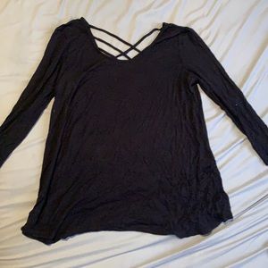 Black long sleeved shirt